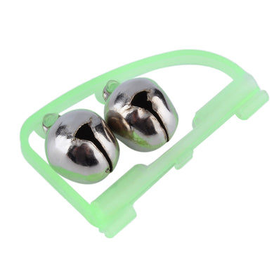 1 pc Fishing Accessory Rod Tip Fish Double Alarm Alert Clip Bells