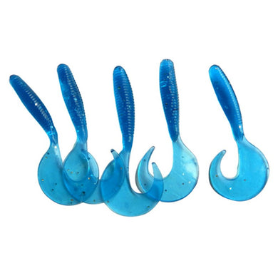 5pcsFishing Lure Soft Worm 6.5cm 2g