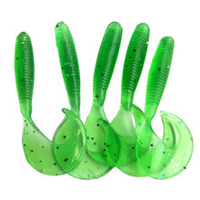 5pcsFishing Lure Soft Worm 6.5cm 2g