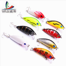 1 Pcs Fishing Lure 50mm 3.7g Hooks 10 #