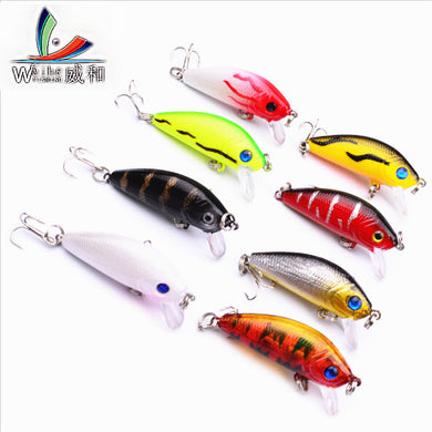 1 Pcs Fishing Lure 50mm 3.7g Hooks 10 #