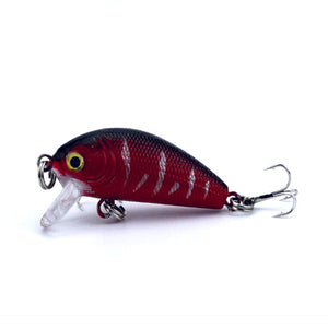 1 Pcs Fishing Lure 50mm 3.7g Hooks 10 #
