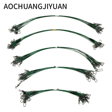 10 Pcs Anti-bite Fly leash Fishing lead Line 12cm 15cm 28 cm