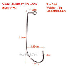 10 pcs Hook Size 1/0#2#/2/0#3/0#4/0#5/0#