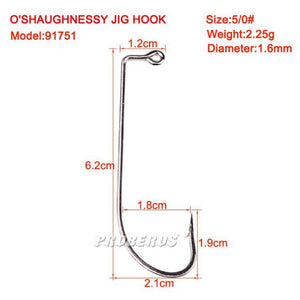 10 pcs Hook Size 1/0#2#/2/0#3/0#4/0#5/0#