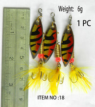 1pcs Spoon Fishing Lure 7cm 9.9g
