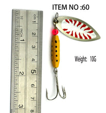 1pcs Spoon Fishing Lure 7cm 9.9g
