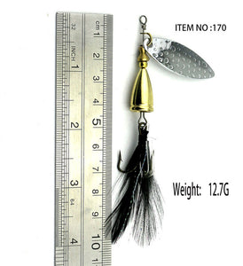 1pcs Spoon Fishing Lure 7cm 9.9g