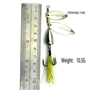 1pcs Spoon Fishing Lure 7cm 9.9g