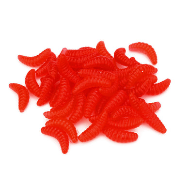 50PCS 2.2cm Soft Lure Worms