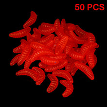 50PCS 2.2cm Soft Lure Worms