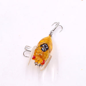 1Pcs 4.5cm 6g Hard Cicadas With Wings Fishing lures