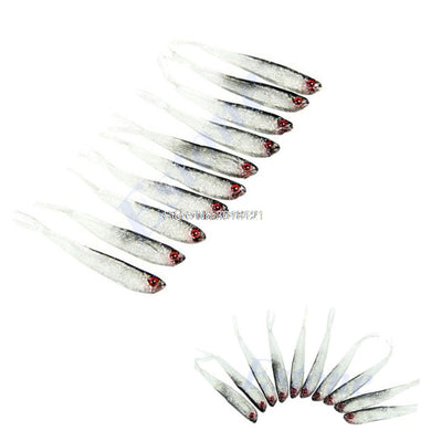 2pcs 75mm 2.2g Soft Fishing Lure