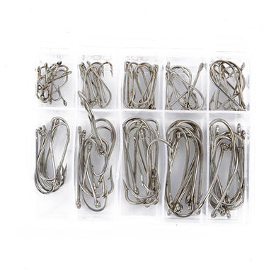 100 pcs Fishing Hooks 10 Size