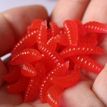20 Pcs Soft Bread Worm 2 cm 0.4g Worm Larva Bait
